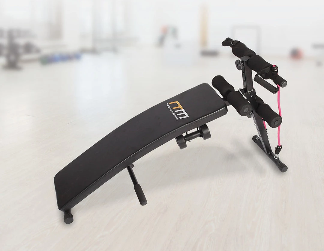 Randy & Travis Machinery Foldable Incline Sit Up Bench