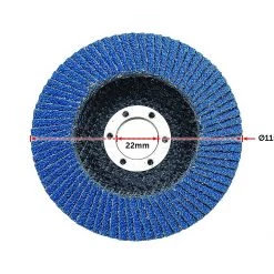 Randy & Travis Machinery Outdoor & Leisure 50x Pack Premium Zirconia Flap Disc Sanding Grinding 115mm 4.5