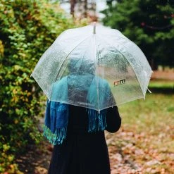 FactoryFast.com.au 5x Clear Transparent Rain Walking Umbrella Parasol PVC Dome Wedding Party Favour Outdoor & Leisure