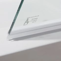 180° CHROME Pivot Door 6mm Safety Glass Bath Shower Screen By Della Francesca - 80 X 140cm DIY & Renovation