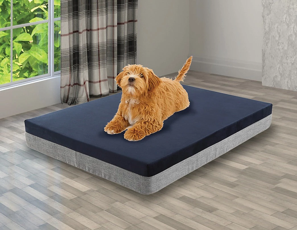 Palermo Home & Lifestyle Memory Foam Dog Bed 15cm Thick Large Orthopedic Dog Pet Beds Waterproof Big