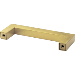 Randy & Travis Machinery 15x Brushed Brass Drawer Pulls Kitchen Cabinet Handles - Gold Finish 96mm