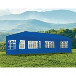Bariloche 3x9m Wedding Outdoor Gazebo Marquee Tent Canopy Blue