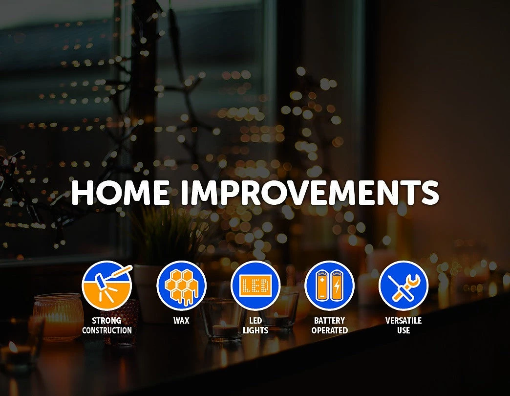 Randy & Travis Machinery Flameless Candles LED Candles Set Of 12 Battery Flickering Bulb With Remote