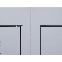 Salvatore Angelotti Grey 12-Door Locker For Office Gym Shed School Home Storage - 4-Digit Combination Lock