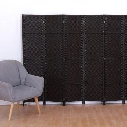 Palermo 6-Panel Room Divider Screen Privacy Rattan Dividers Stand Fold