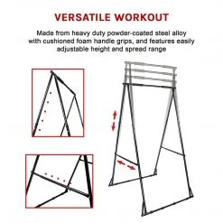 Randy & Travis Machinery Pull-up Bar Free Standing Pull Up Stand Sturdy Frame Indoor Pull Ups Machine Sports & Fitness