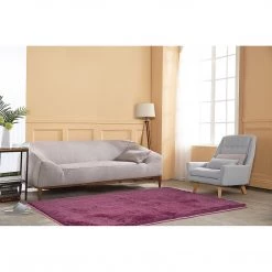 Randy & Travis Machinery 200x140cm Floor Rugs Large Shaggy Rug Area Carpet Bedroom Living Room Mat Burgundy