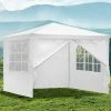 Bariloche 3x3m Gazebo Outdoor Marquee Tent Canopy White