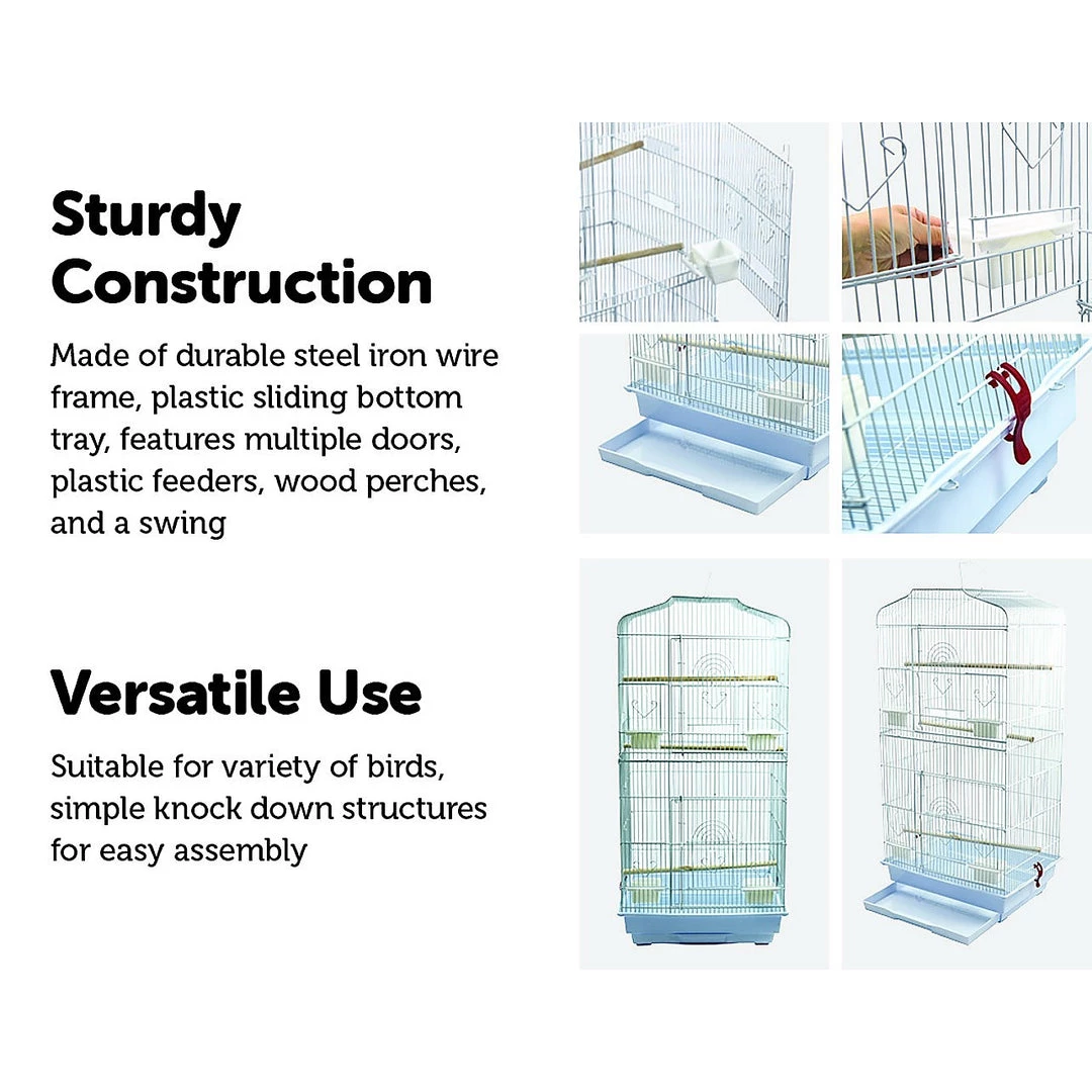 Randy & Travis Machinery Home & Lifestyle 95cm Bird Cage Canary Parakeet Cockatiel LoveBird Finch Bird Cage