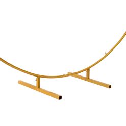 Randy & Travis Machinery 2M Wedding Hoop Round Circle Arch Backdrop Flower Display Stand Frame Background Gold