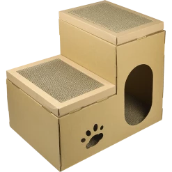 Randy & Travis Machinery Cat Cardboard House Tree Tower Condo Scratcher Pet Post Pad Mat Furniture Home & Lifestyle