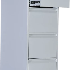 Salvatore Angelotti 4-Drawer Shelf Office Gym Filing Storage Locker Cabinet