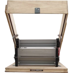 Randy & Travis Machinery DIY & Renovation Deluxe Aluminium Attic Loft Ladder - 2.7m To 3.05m