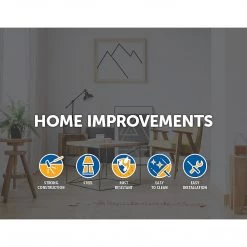 Randy & Travis Machinery Steel Square 45cm Restaurant Cafe Office Table Base Leg DIY & Renovation