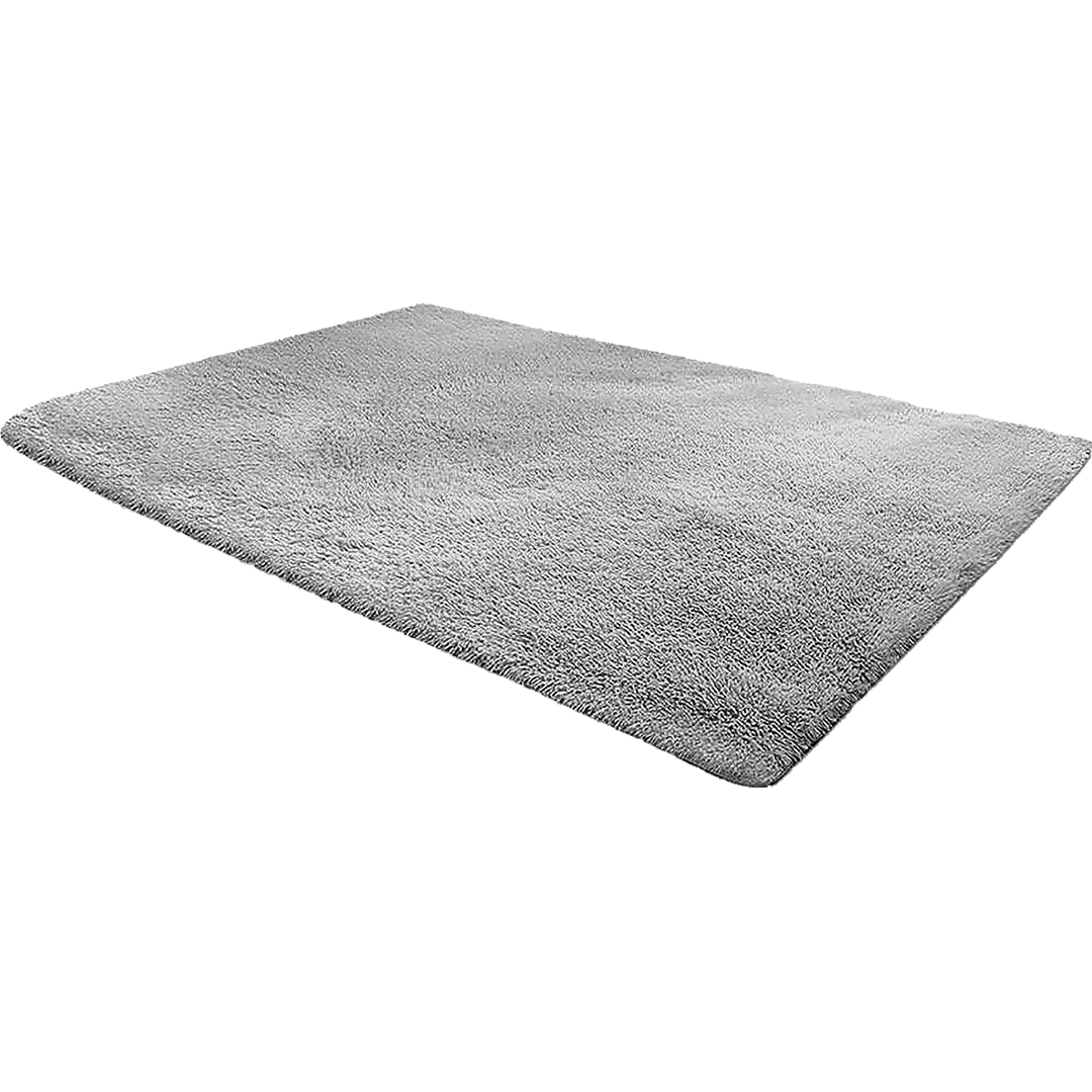 FactoryFast.com.au 230x200cm Floor Rugs Large Shaggy Rug Area Carpet Bedroom Living Room Mat Grey Furniture