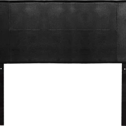 Palermo Queen Black PU Leather Bed Headboard Bedhead