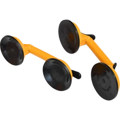 Randy & Travis Machinery DIY & Renovation 2x 100kg Aluminum Alloy Double Locking Suction Cup Glazer Glass Sucker Lifter