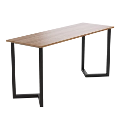 Randy & Travis Machinery V Shaped Table Bench Desk Legs Retro Industrial Design Fully Welded - Black Furniture