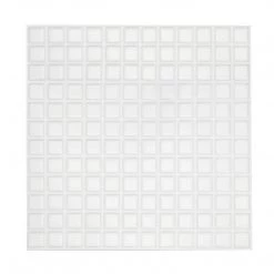 Randy & Travis Machinery Tiles 3D Peel And Stick Wall Tile Stereoscopic Crystal White ({{Size}} X 10 Sheets) DIY & Renovation