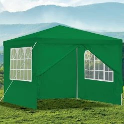Bariloche 3x3m Gazebo Outdoor Marquee Tent Canopy Green