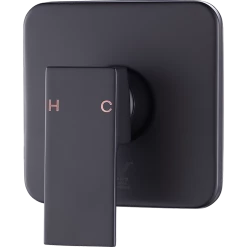 Della Francesca Shower Bath Mixer Tap Bathroom WATERMARK Approved - Electroplated Matte Black DIY & Renovation