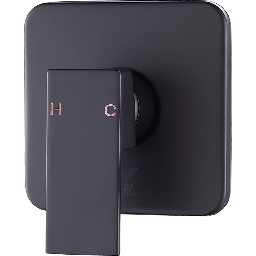 Della Francesca Shower Bath Mixer Tap Bathroom WATERMARK Approved - Electroplated Matte Black DIY & Renovation