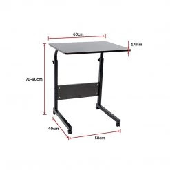 Randy & Travis Machinery Mobile Laptop Desk Bed Stand Computer Table Adjustable Notebook Bedside Table Furniture