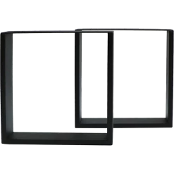 Randy & Travis Machinery 2x Coffee Dining Table Legs Steel Industrial Vintage Bench Metal Box 40CM Furniture