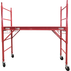 Randy & Travis Machinery Red Mobile Safety High Scaffold / Ladder Tool - 450kg DIY & Renovation