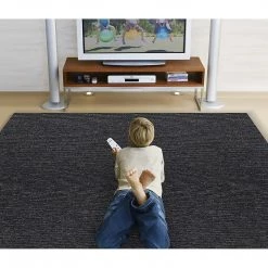 Randy & Travis Machinery 5m2 Box Of Premium Carpet Tiles Commercial Domestic Office Heavy Use Flooring In Black