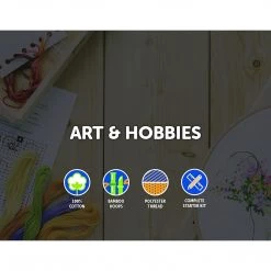 Randy & Travis Machinery Games & Hobbies Embroidery Starter Kit Cross Stitch Kit DIY Hand Craft Stitch 50 Color Kit