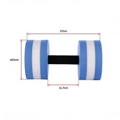 Randy & Travis Machinery Outdoor & Leisure 2x Water Aerobics Dumbbell EVA Aquatic Barbell Aqua Fitness