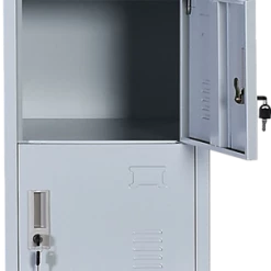 Salvatore Angelotti Six-Door Office Gym Shed Storage Lockers - Grey