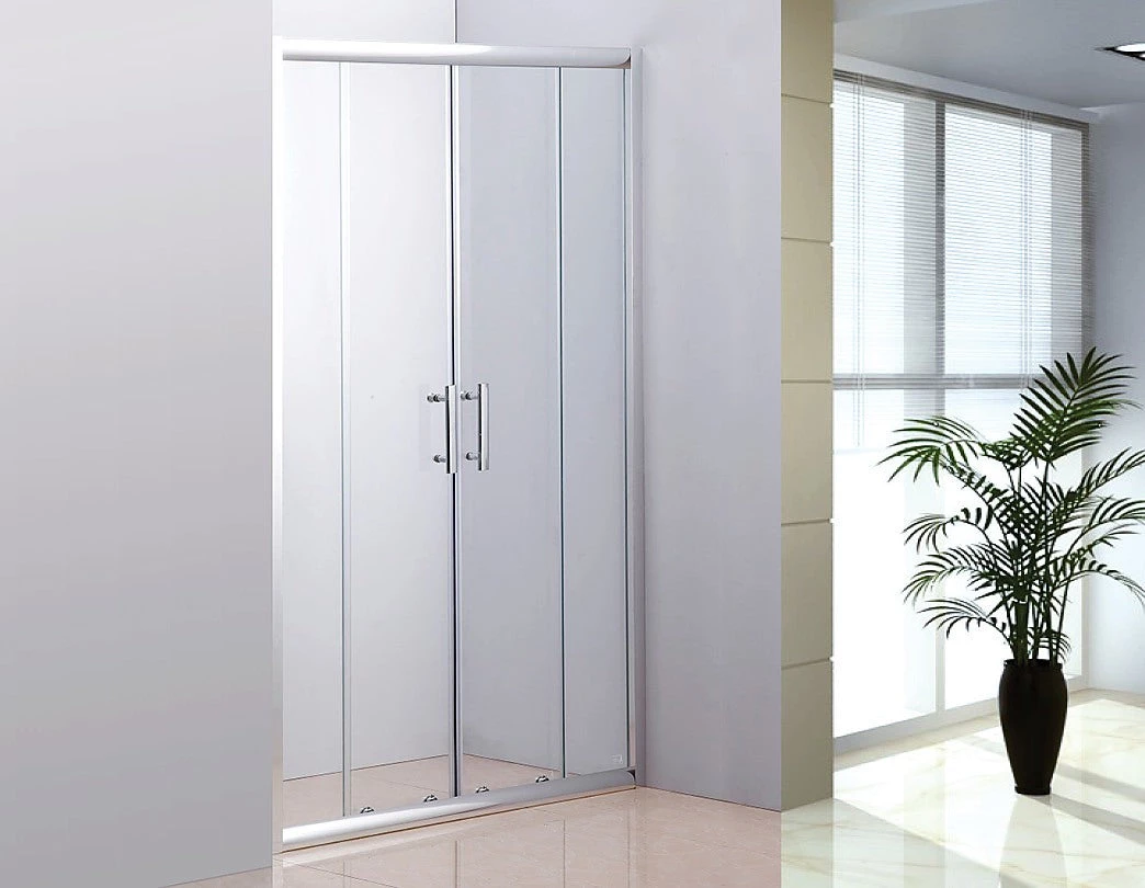 120cm Sliding Door Safety Glass Shower Screen By Della Francesca DIY & Renovation