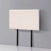 Palermo Furniture Single Beige Linen Fabric Bed Headboard Bedhead