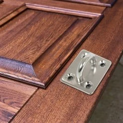 Randy & Travis Machinery 4X M6 304 Stainless Steel Oblong Pad Eye Plate Marine Hardware Staple Hook Outdoor & Leisure