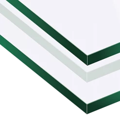 DIY & Renovation 100 X 100cm Frameless 10mm Glass Shower Screen By Della Francesca BLACK Hinges/Brackets And ROUND Handle