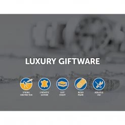 Randy & Travis Machinery 12 Grids Watch Display Case Leather Jewellery Storage Box Organiser Lock Key