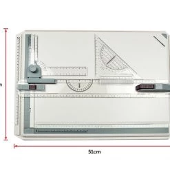 Randy & Travis Machinery A3 Drawing Board Table With Parallel Motion And Adjustable Angle Drafting Games & Hobbies
