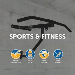 Randy & Travis Machinery Wall Chin Up Pull Up Bar Punching Bag SpeedBall Station Sports & Fitness