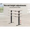 Palermo Standing Desk Sit Stand Height Adjustable Motorised 120cm Table Dual Motor Furniture