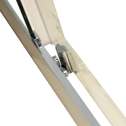 Della Francesca DIY & Renovation 1000 X 1200mm Sliding Door Nano Safety Glass Shower Screen In CHROME