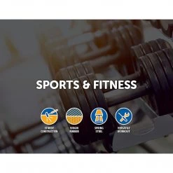 Randy & Travis Machinery 20kg Adjustable Rubber Dumbbell Set Barbell Home GYM Exercise Weights Sports & Fitness