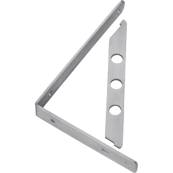 Randy & Travis Machinery Furniture L Bracket Heavy Duty Stainless Steel Solid Shelf Support Corner Brace 2-Pack