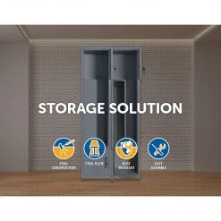 Salvatore Angelotti Two-Door L-shaped Office Gym Shed Storage Lockers