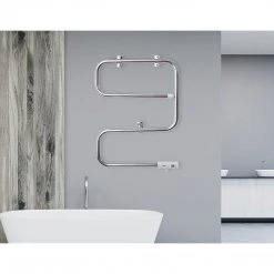 FactoryFast.com.au Electric Heated Bathroom Towel Rack -80w DIY & Renovation