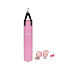 Randy & Travis Machinery Sports & Fitness 70lb Red Heavy Bag Kit Punching Boxing Bag Gloves Hand Wraps