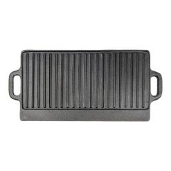 Randy & Travis Machinery 46x22 Cm Cast Iron Reversible Griddle Plate BBQ Hob Cooking Grill Pan Home & Lifestyle