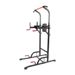 Randy & Travis Machinery Power Tower Chin Up Bar Push Pull Up Knee Raise Weight Bench Gym Station
